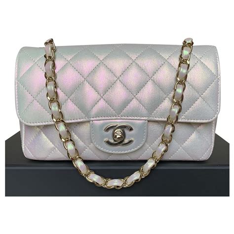 chanel mini rectangular iridescent|Chanel rectangular mini flap bag.